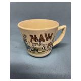 Vintage 1950s Hillbilly coffee mug hand crafted in Japan
