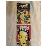 All Star Index 1 (1987) and Alpha Flight 20 (1985)