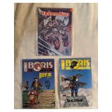 Boris the Bear 16 and 17 (1988) and Dober-man 1 (1989)