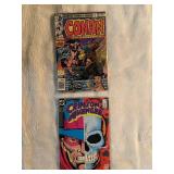 Conan the Barbarian 97 (1979) and Crimson Avenger 4 (1988)