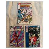 DC Challenge 1 (1985), Deadman 1 (1986), and Deathmate 4 Blue (1993)