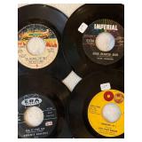 45 rpm records featuring Stevie Wonder, Fats Domino, Brenda Lee and more