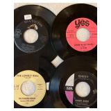 45 rpm records featuring Little Peggy March, Herb Albert, Johnny Rivers, Manfred Mann and more