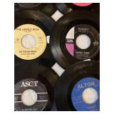 45 rpm records featuring Little Peggy March, Herb Albert, Johnny Rivers, Manfred Mann and more