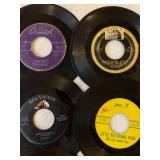 45 rpm records with a country flair featuring Tennessee Ernie Ford, Don Gibson, Johnny Cash and more