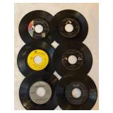 45 rpm records featuring Del Shannon, Paul Anka, Jeannie C Riley, Ed Ames and more