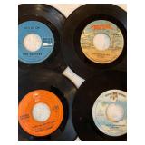 45 rpm records featuring Elvis, Mothers Finest, Lindsey Buckingham, Turtles and more