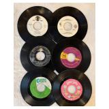45 rpm records featuring Chicago, Ray Charles, Temptations and more