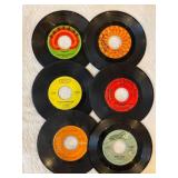 45 rpm records featuring CCR, Tommy James, Lulu, Paul Revere and more