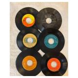 45 rpm records with a country flair featuring Glen Campbell, Hank Snow, Jim Reeves, Merle Haggard and more