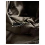 Breathtaking luxurious full length dark brown fur coat by Alaskan Couture sz M or L - small tear on inside lining by arm