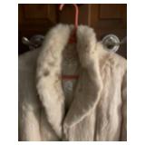Beautiful real rabbit fur coat sz M