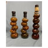 Decor bottles - about 14 tall