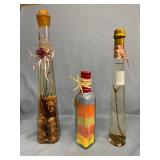 Decor bottles and Margarita Salt Art