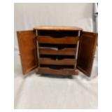 Pine jewelry box - 9-1/2-inches tall