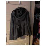 Vanity coat with hood - sz L