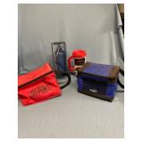 Two drink containers and two insulated lunch packs