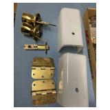 Flat of electrical and hardware items