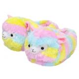 Tie Dye Llama Slippers