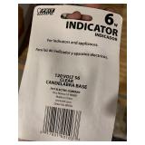 Lot of 12 New Packets of 24 Total Indicator Light Bulbs