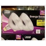 New 3 Box Lot of Energy Saver Outdoor Halogen Light Bulbs.