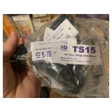 New 10 Pack of 15” Tarp Strap w/ Hooks