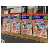 5 cases Of 4 boxs of sugar free Wyler’s Light Strawberry Lemonade Drink Mix. Kids like them