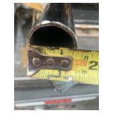 1  1/4" Round By 12 ft Long Chrome Rigid Pipe