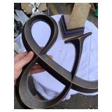 2 Piece Decorative Bundle: Black and Gold Ancient Pieces