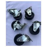 5 set of 2” Caster Wheels