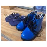 Set of Kids Toddler Flip Flops and Boots
