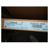 1 New Box of Natural Greaseproof Pan Liners 16 3/8” x 24 3/8”. There are 1000 in a case