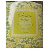 Box of 12 Souleve Spa Sunflower Bath Tea Packs