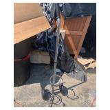 Adjustable Oxygen Tank Cart