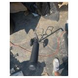 Adjustable Oxygen Tank Cart