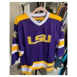 LSU Tigers Colosseum Hockey Jersey Youth size Large