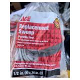 10 New 1/2” Ace Replacement Sweep V-Profile Vinyl