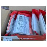 New Box of 10 Legrand Pass and Seymour Wall Plate Connector Jacks