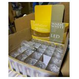 New Box of 25 Celebrations Holiday Warm LED White Edison Super Bright Bulbs