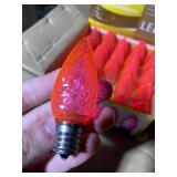 New Box of 25 Celebrations Holiday Pink LED Edison Super Bright Bulbs