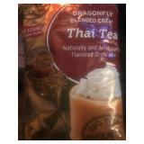 Three large bags of chai tea mix as picture