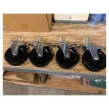 New 6” Caster Wheels w/ Breaks