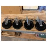 New 6” Caster Wheels w/ Breaks