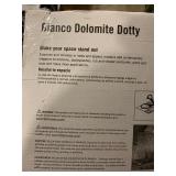 17 Sheets of Bianca Dolomite Dotty Mosaic Tile Backsplash