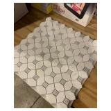 17 Sheets of Bianca Dolomite Dotty Mosaic Tile Backsplash