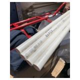 Set of 4 PVC Pipe 3 1/4”x10’