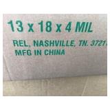 Lot 100 Ziploc bags 13” x 18”