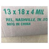 Lot 100 Ziploc bags 13” x 18”