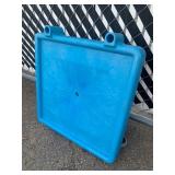 1 Blue Furniture Styled Dolly w/ All Swivel Casters