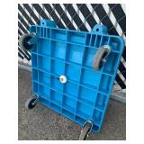 1 Blue Furniture Styled Dolly w/ All Swivel Casters
